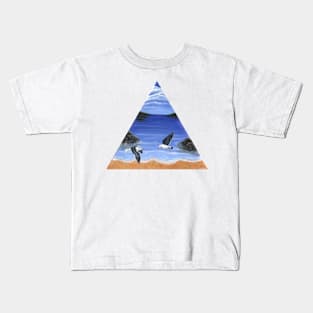 Seagull Beach Kids T-Shirt